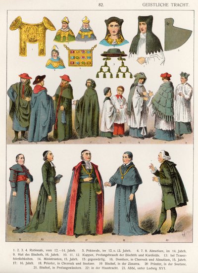 Ecclesiastical Dress, c.1100-1500, from 